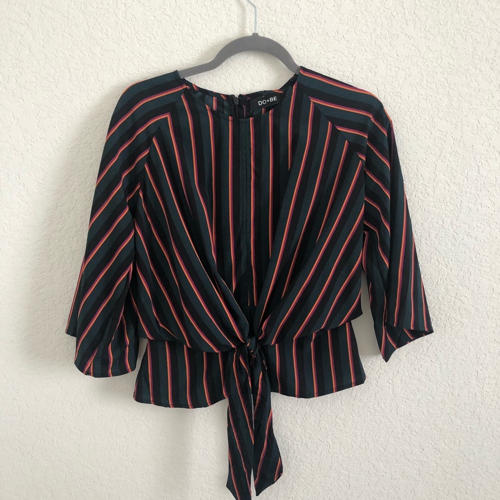 NEW DO+BE stripe top